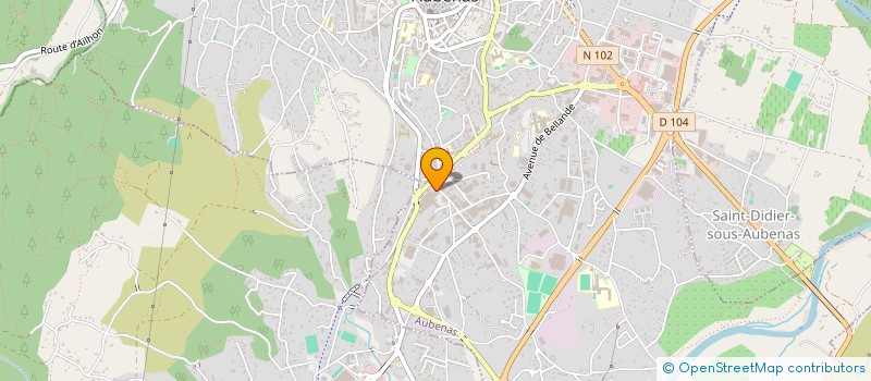 localisation de l'entreprise VAUCAN 4 à AUBENAS
