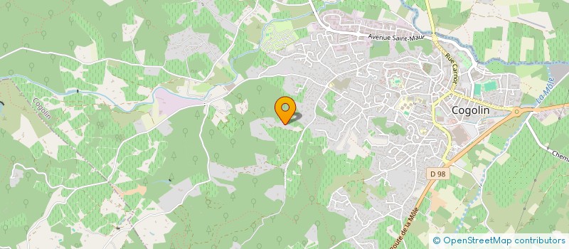 localisation de l'entreprise VAUCAUDE  COGOLIN