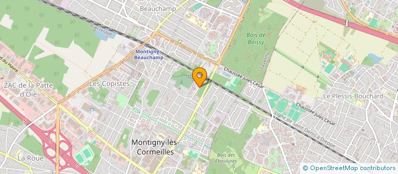 localisation de l'entreprise VAUCELLE  MONTIGNY-LES-CORMEILLES