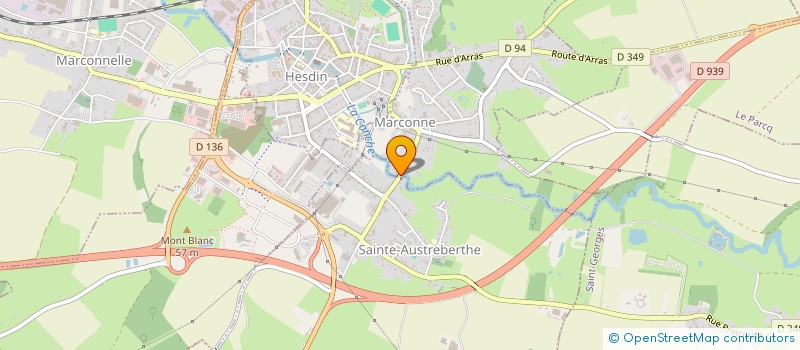 localisation de l'entreprise VAUCHEL VERDIN  SAINTE-AUSTREBERTHE