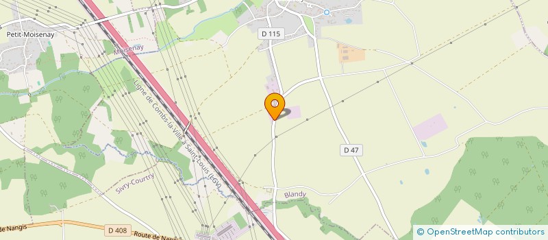 localisation de l'entreprise VAUCHEVRES  BLANDY