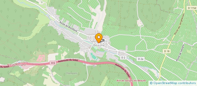 localisation de l'entreprise VAUCHEY VERY  SAVIGNY-LES-BEAUNE