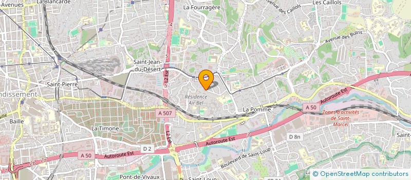 localisation de l'entreprise VAUCLIN à MARSEILLE