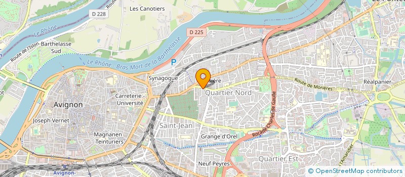 localisation de l'entreprise VAUCLUSE BATIMENTS  AVIGNON