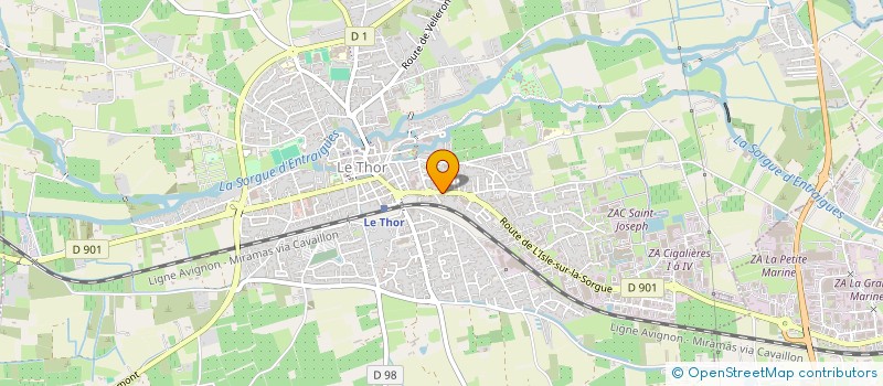 localisation de l'entreprise VAUCLUSE BIO  LE THOR