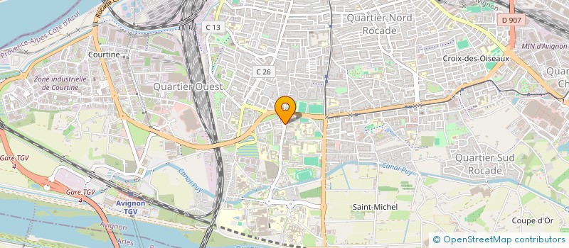 localisation de l'entreprise VAUCLUSE CANCERS DIGESTIFS à AVIGNON