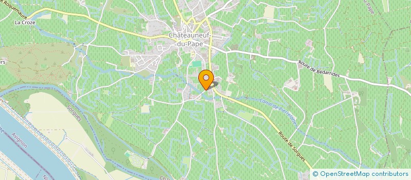 localisation de l'entreprise VAUCLUSE CAP IMMO  CHATEAUNEUF-DU-PAPE
