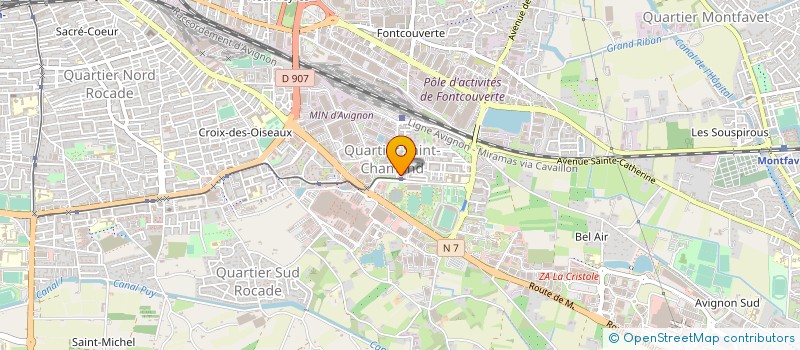 localisation de l'entreprise VAUCLUSE CLIM  AVIGNON