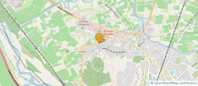 localisation de l'entreprise VAUCLUSE GRANIT  CAUMONT-SUR-DURANCE