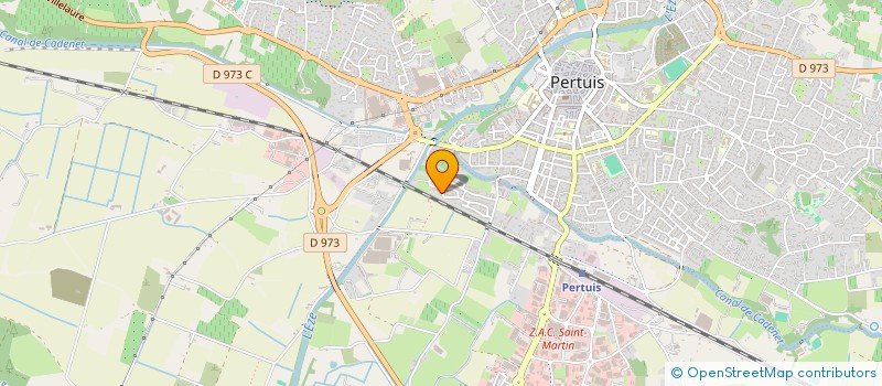 localisation de l'entreprise VAUCLUSE LOISIRS à PERTUIS
