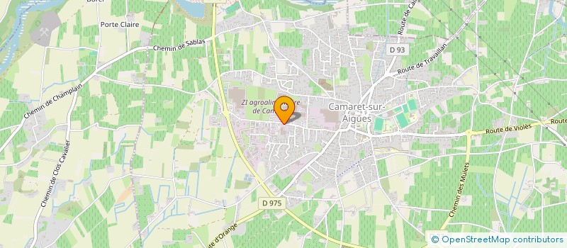 localisation de l'entreprise VAUCLUSE MUSIC STORE  CAMARET-SUR-AIGUES