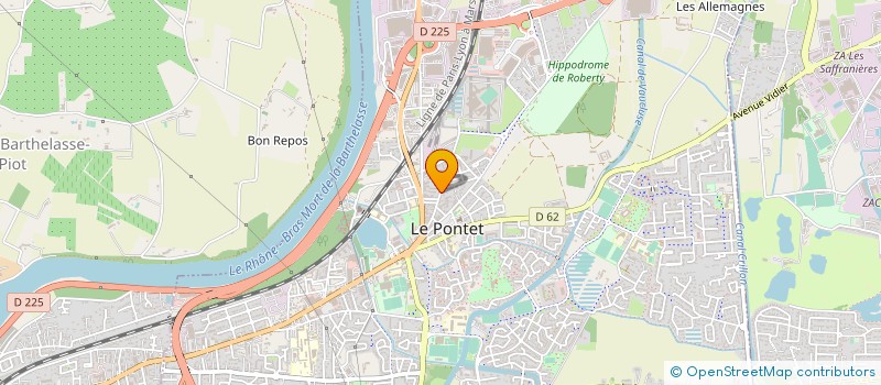 localisation de l'entreprise VAUCLUSE NUMERIQUE à LE PONTET