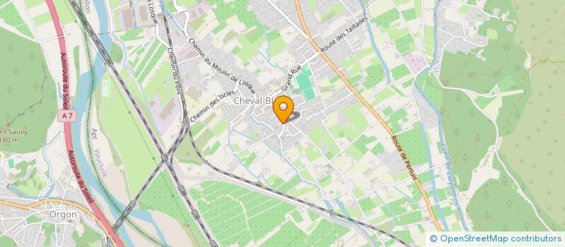 localisation de l'entreprise VAUCLUSE PIECES AUTOS  CHEVAL-BLANC