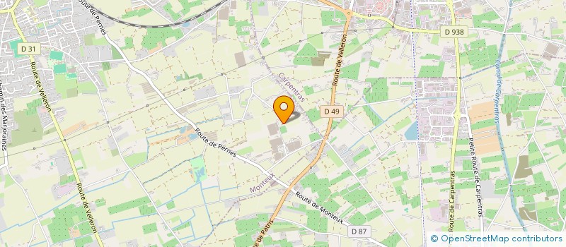 localisation de l'entreprise VAUCLUSE PLANTS à MONTEUX