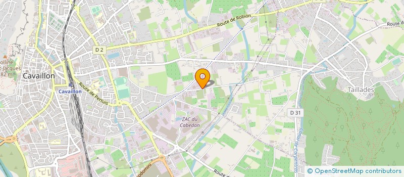 localisation de l'entreprise VAUCLUSIENNE SERRURERIE MENUISERIE à CAVAILLON
