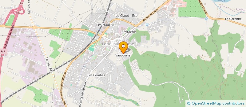 localisation de l'entreprise VAUCOURTE  LORIOL-SUR-DROME