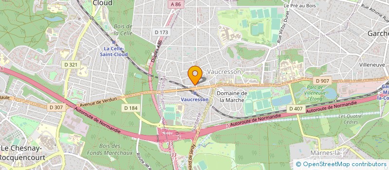localisation de l'entreprise VAUCRESSON NETTOYAGE ET JARDINAGE à VAUCRESSON