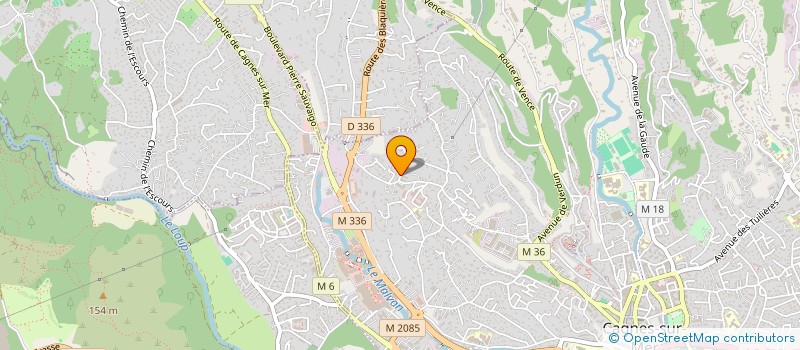 localisation de l'entreprise VAUDIAU JEAN JACQUES ET CORCIA SYLVIE à CAGNES-SUR-MER