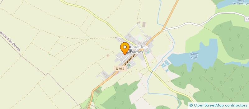 localisation de l'entreprise VAUDRE COPITET  VANAULT-LES-DAMES