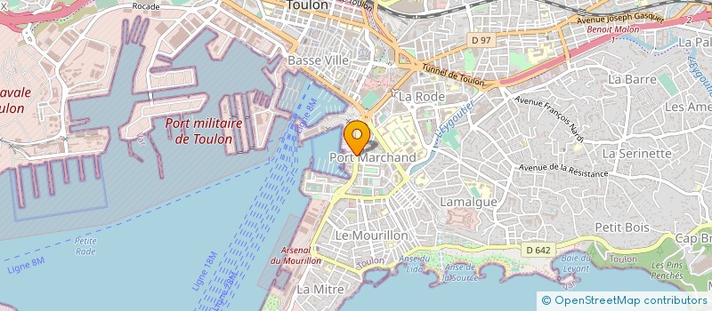 localisation de l'entreprise VAUDRION à TOULON