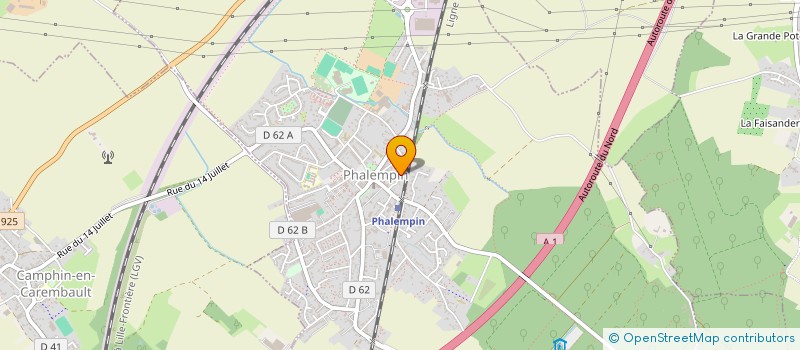 localisation de l'entreprise VAUDRON HERBAUT IMMOBILIER INVESTISSEMENT (VHII)  PHALEMPIN