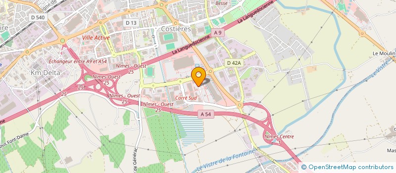 localisation de l'entreprise VAUGA à NIMES