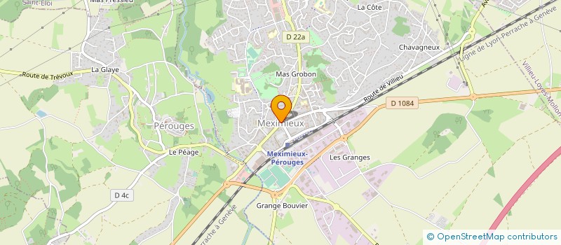 localisation de l'entreprise VAUGELAS PRESSE à MEXIMIEUX