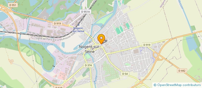 localisation de l'entreprise VAUGELAUDIN  NOGENT-SUR-SEINE