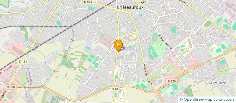 localisation de l'entreprise VAUGEOIS LUDOVIC à CHATEAUROUX