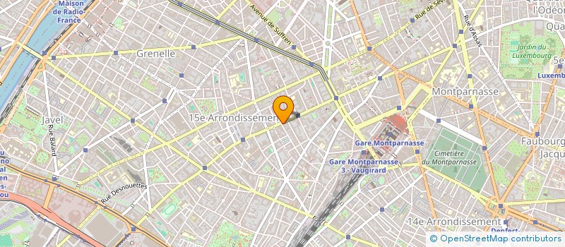 localisation de l'entreprise VAUGIRARD AUTO ECOLE à PARIS