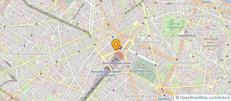 localisation de l'entreprise VAUGIRARD PROXI  PARIS