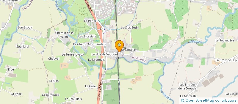 localisation de l'entreprise VAUGON AVENIR  VERN-SUR-SEICHE