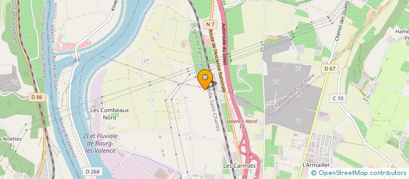 localisation de l'entreprise VAUGRAND  BOURG LES VALENCE