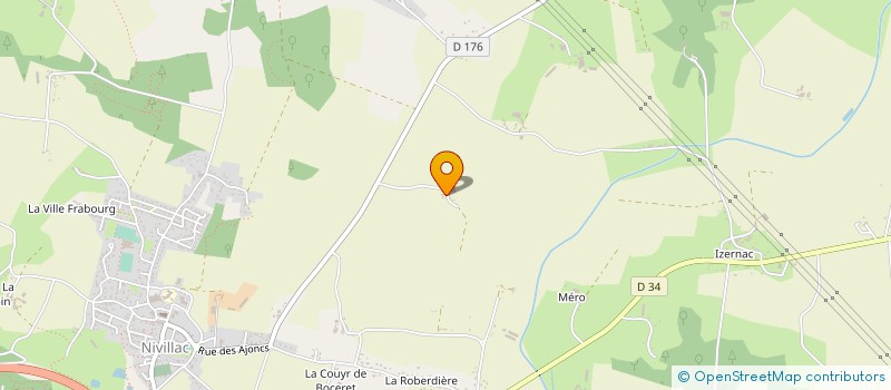 localisation de l'entreprise VAUGRENARD à NIVILLAC