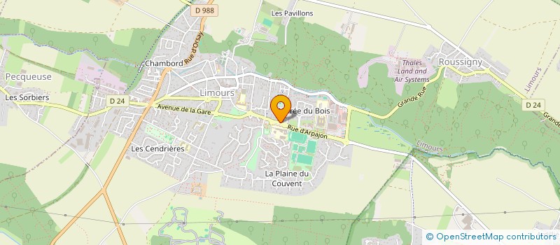 localisation de l'entreprise VAUGRIGNEUSE MECANO SOUDURE à LIMOURS