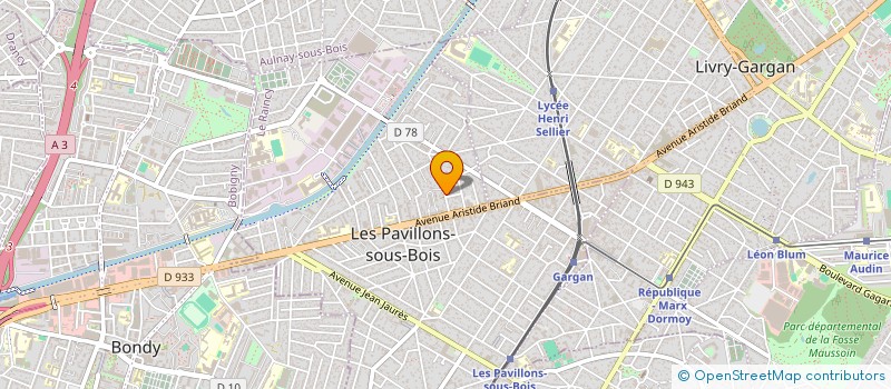 localisation de l'entreprise VAULT-TEC CORPORATION  LES PAVILLONS-SOUS-BOIS