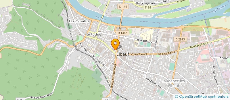 localisation de l'entreprise VAULTIER-DUPUY IMMOBILIER à ELBEUF