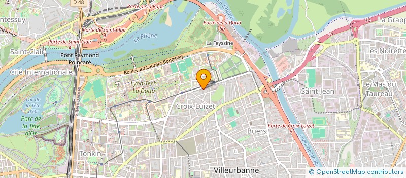 localisation de l'entreprise VAULX EN VELIN VILLEURBANNE ENERGIES  VILLEURBANNE