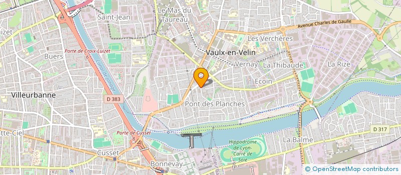 localisation de l'entreprise VAULX KINE  VAULX-EN-VELIN