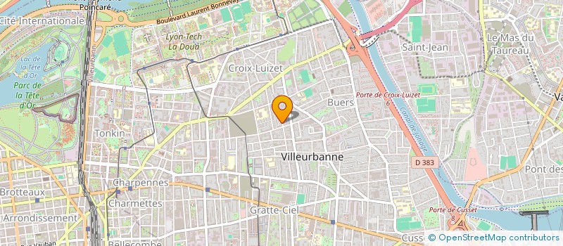 localisation de l'entreprise VAULXPIERRE  VILLEURBANNE