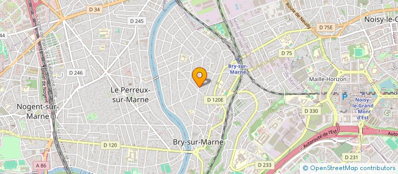 localisation de l'entreprise VAUMONT à BRY-SUR-MARNE