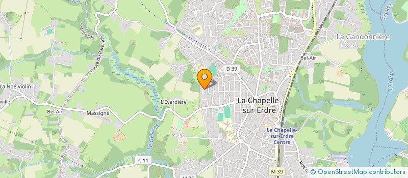 localisation de l'entreprise VAURACE  LA CHAPELLE-SUR-ERDRE