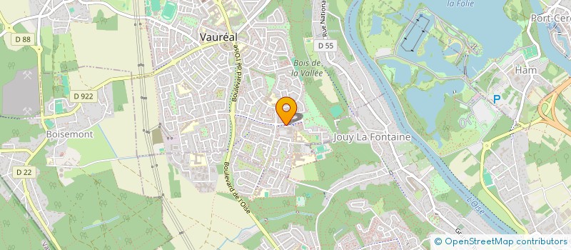 localisation de l'entreprise VAUREAL COM  VAUREAL