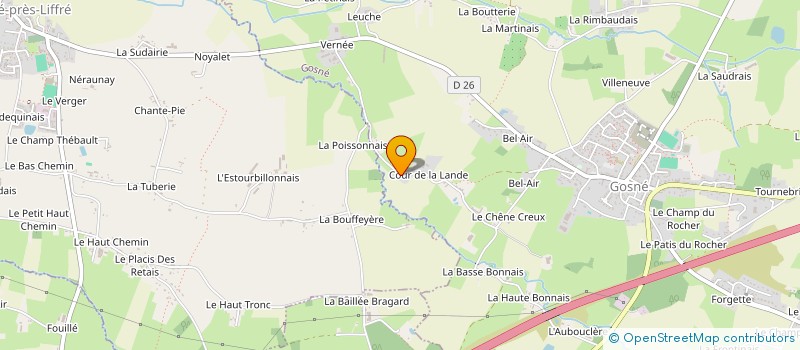 localisation de l'entreprise VAURION  GOSNE