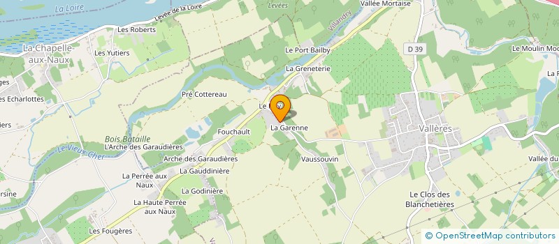 localisation de l'entreprise VAUSSOUVIN  VALLERES