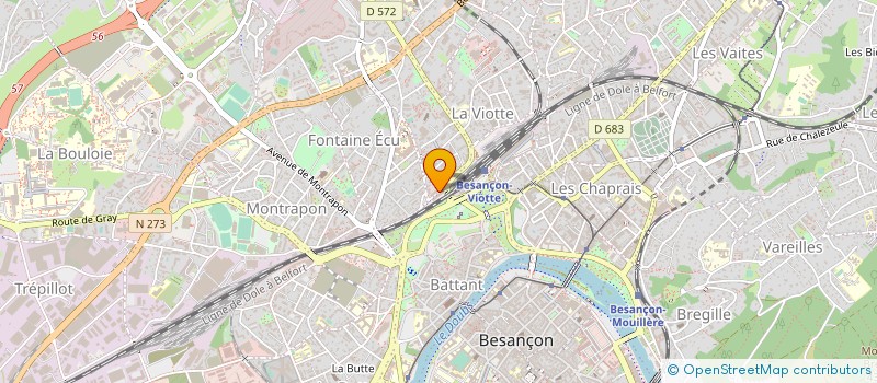localisation de l'entreprise VAUTE-SCHERMESSER à BESANCON