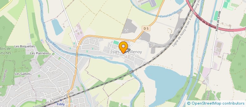 localisation de l'entreprise VAUTHIER  ISLES-LES-VILLENOY