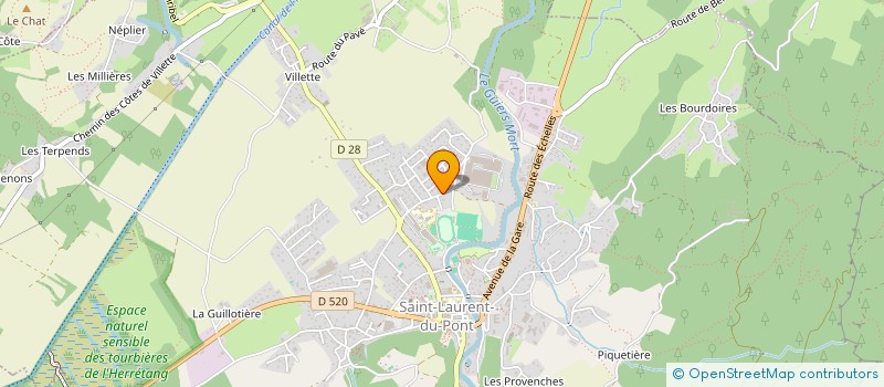 localisation de l'entreprise VAUTHIER ANDRE ET MARCEL  SAINT-LAURENT-DU-PONT