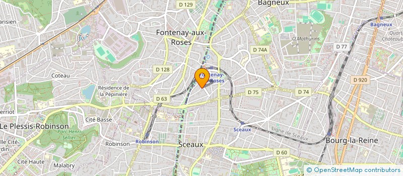 localisation de l'entreprise VAUTHIER-CONSEIL à FONTENAY-AUX-ROSES