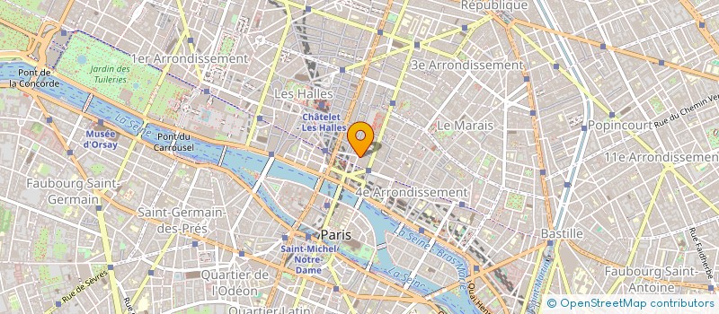 localisation de l'entreprise VAUTIER ET ASSOCIES à PARIS